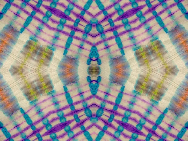 Kunstlappendeken Kleurrijke Drip Inktstreep Patch Het Inktpatroon Tie Dye Stroke — Stockfoto