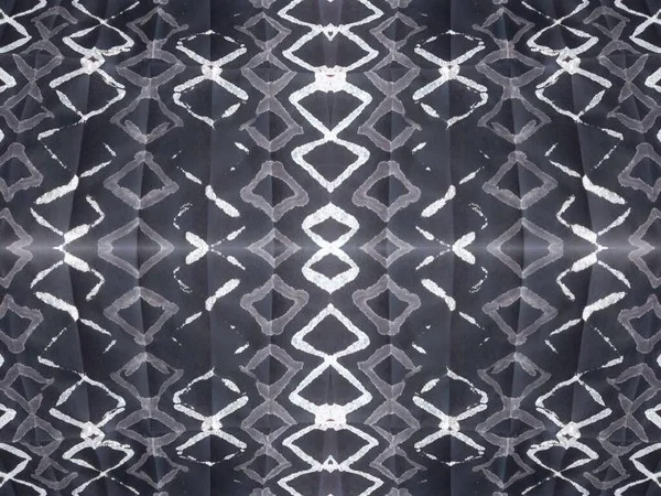 Тонкая Геометрическая Белая Текстура Старый Многоцветный Shibori Drip Абстрактная Бесшовная — стоковое фото