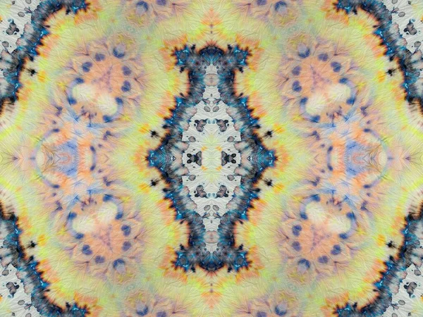 Modern Geometrisk Vatten Splotch Tvätta Tie Dye Repeat Tvätta Seamless — Stockfoto