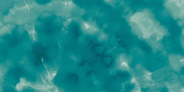 Blue Dirty Art Ocean Banner Abstrakte Wasserfarbe Funkeln Die Natur — Stockfoto