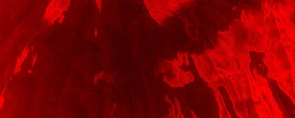 Red Neon Tie Dye Grunge Red Hand Brushed Grunge Red — Stockfoto