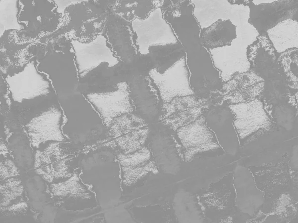 灰色のセメント塩堀スポット ウェットクリエイティブラフ形状 インクのアブストラクト形状 灰色の抽象マーク 明るい水彩ライトパターン グレーの水彩画 灰色のセメント灰色のスマッジ ダークインクスプラッターパターン — ストック写真