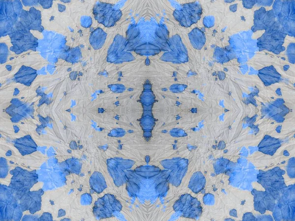 洗净无缝线标记 艺术蓝色丙烯酸下降 蓝色领带 深蓝色的领带 波希米亚族黑人模式 水墨污迹 地理色彩丰富的抽象刷 条状洗涤剂的效果 灰色艺术模式 — 图库照片