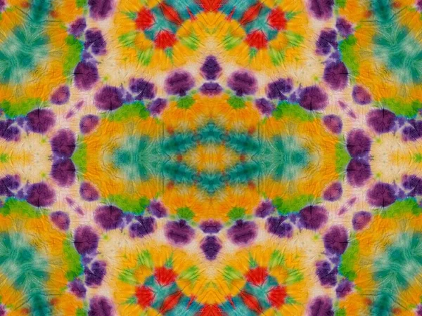 Wash Tie Dye Grunge Geo Geometric Colorful Drip Tie Dye — Photo