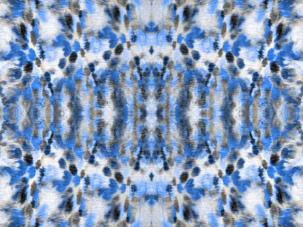 Wash Abstract Mark Éclaboussure Eau Aquarelle Noire Blue Tie Dye — Photo