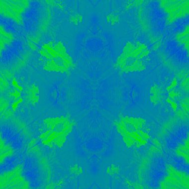 Navy Dyed Art Batik. Indigo Aqua Effect Grunge. Eco Watercolor Print. Sea Modern Dyed. Sexy Brushed Silk. Blue Stylish Ink. Sky Graphic Dyed. Wash Green Seamless Structure 