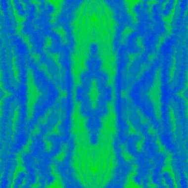 Blue Floral Art Batik. Water Sky Grungy Effect. Sexy Aquarelle Paint. Wash Graphic Dyed. Aqua Ink Silk. Sea Stylish Material. Navy Modern Dyed. Eco Green Repeating Stripes. 