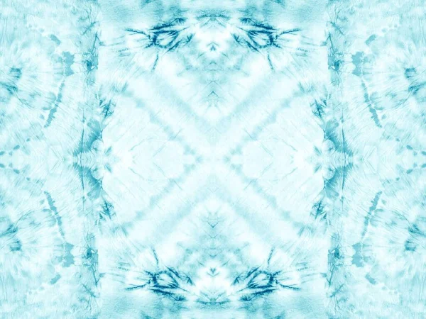 Art Teal Color Krawattenwürfel Tropf Mint Abstract Spot Aqua Art — Stockfoto