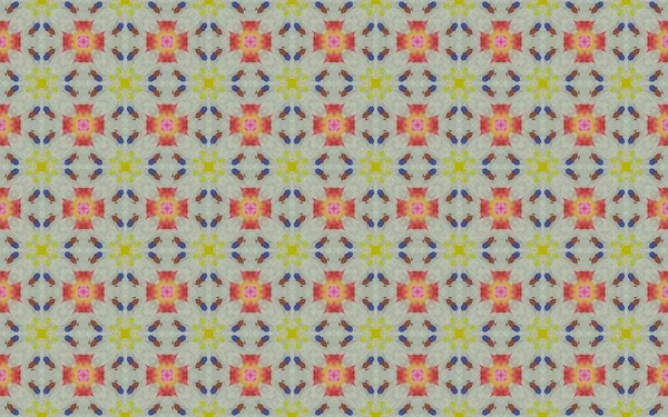 Oriental Geometric Flower Floor Colored Uzbekistan Mosaic Dye Lisbon Ethnic — Stok fotoğraf