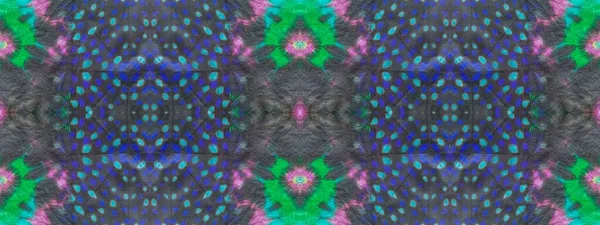 Płyn Płukania Bezszwowego Pędzel Wody Atramentowej Powtarzam Neon Tie Dye — Zdjęcie stockowe