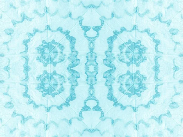 Tie Dye Teal Pürüzsüz Tasarım Sanat Şeridi Fırçası Art Aquamarine — Stok fotoğraf