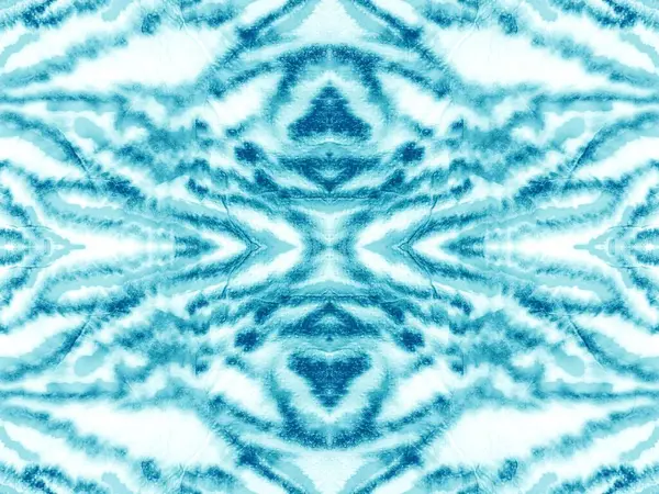 Blue Abstract Mark Aqua Ink Pattern Dot Stripe Brush Ethnic — Stock Photo, Image