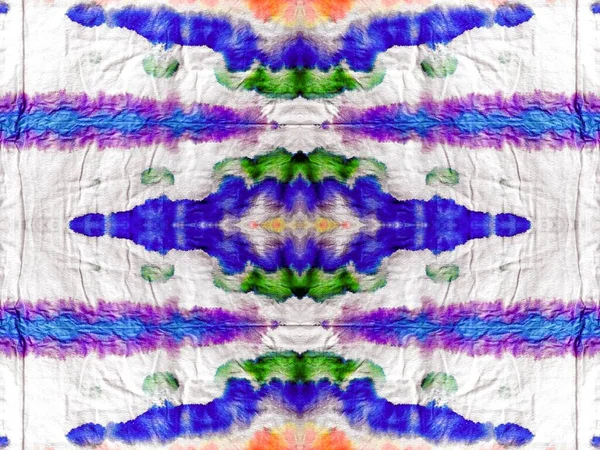 Bind Dye Wash Sömlös Blomma Bläckfärgsborste Art Abstract Abstract Brush — Stockfoto