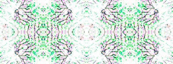 ボヘミアン ホワイト テクスチャ インク幾何学的なタイプの染料滴 アート レインボー アブストラクトプリント ラインシームレススポット 虹の効果を洗う ネクタイ — ストック写真