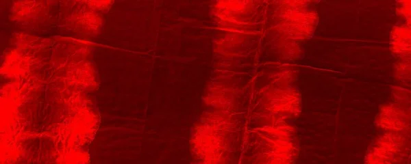 Red Dark Tie Dye Banner Red Dark Organic Effect Red — Foto Stock