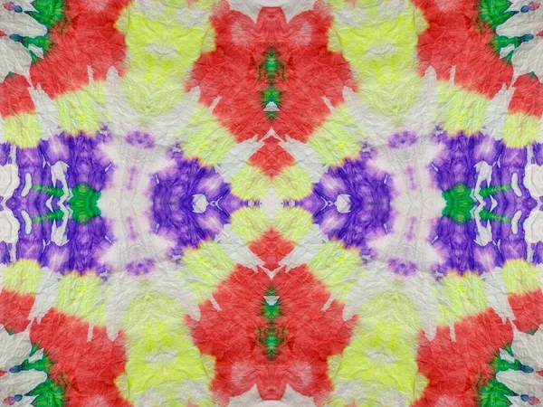 Мыть Бесшовные Пятна Мокрое Геометрическое Цветное Пятно Мойте Tie Dye — стоковое фото