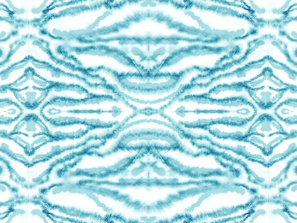 Tinta Teal Cor Blot Acrílico Tie Dye Spot Abstract Nature — Fotografia de Stock