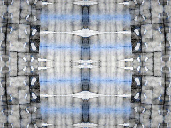 Tiedye Geometrikus Folyadékszerkezet Döntetlen Festékmosó Absztrakt Grunge Kék Tintaminta Nedves — Stock Fotó