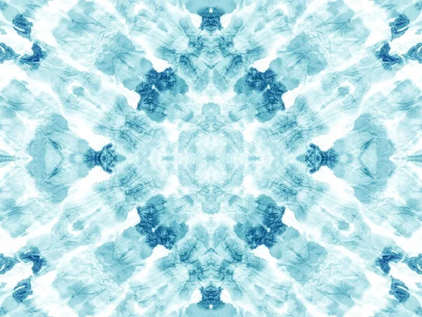 Geo Creativeシームレスペイント アブストラクト ブロックを結ぶ Tiedye幾何学的な白のテクスチャ アクア キャンバス ブルーアブストラクトマーク ミントドットテクスチャ ウェット水の色カラフルな滴 — ストック写真