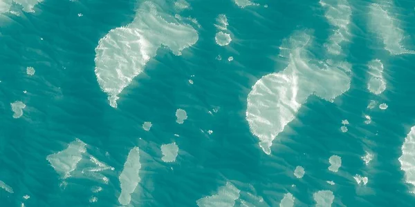 Blå Smutsig Konst Ocean Texture Azure Glow Vita Havets Glitter — Stockfoto