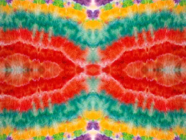 Wash Tie Dye Effect Ink Geometric Shibori Spot Wet Rainbow — Zdjęcie stockowe