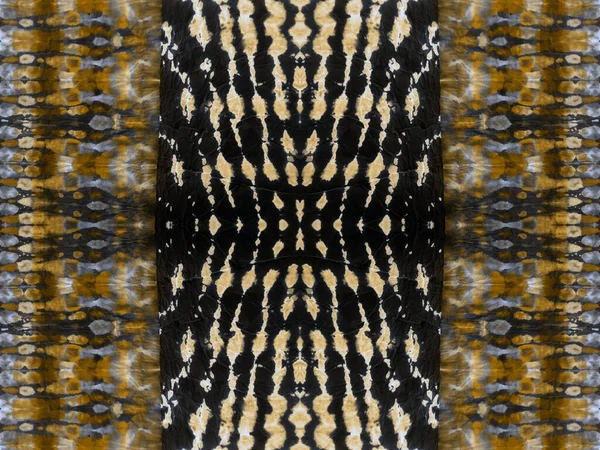 Линия Абстрактного Золота Мокрый Лоскутный Галстук Этнические Акварельные Черные Концепции — стоковое фото
