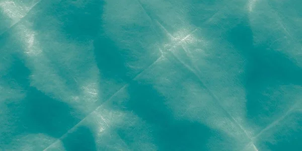蓝色的领带染料 摘要Shiny Brush 白色洗涤背景 闪耀的自然 蓝水背景 水的结构 Argent Glow 海洋之夏绿海模式 — 图库照片