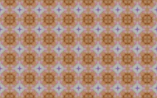 Abstract Geometric Pattern Print Arabic Geometric Batik Floor Colored Oriental — Stockfoto