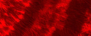 Red Neon Tie Dye Banner. Red Boho Painted Grunge. Dirty Flourish Silk. Mystic Water Color Violence. Colour Halloween Design. Ink Gradient Decor. Red Transparent Illustration Plain Spiritual Texture.