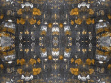 Soyut İşareti Yıka. Spot Tie Boya Vuruşu. Mürekkep Soyut Kusursuz Boya. Boyalı Yıkama Soyut Süngeri. Altın Kova Rengi deseni. Geometrik Shibori Blob. Sanat Siyah Fırça. Leke Mürekkebi Deseni.