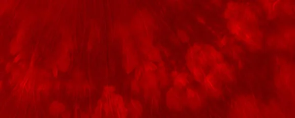 Red Neon Tie Dye Banner Red Acid Organic Marker Colour — Zdjęcie stockowe
