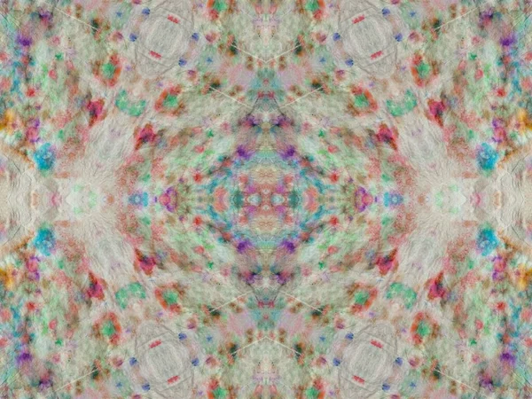 Inkt Geometrische Kleurrijke Drop Tie Dye Boho Abstracte Vlek Het — Stockfoto