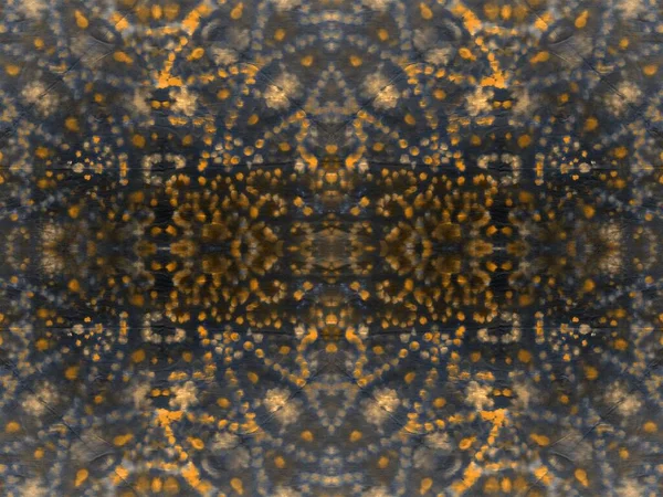 Lavar Oro Abstracto Línea Tie Dye Grunge Textura Tela Geométrica — Foto de Stock