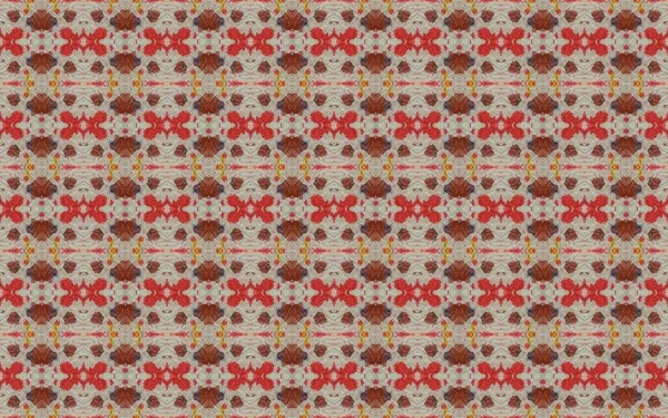 Aquarelle Geometric Batik Print Lisbon Geometric Flower Boho Colored Moroccan — Stok fotoğraf