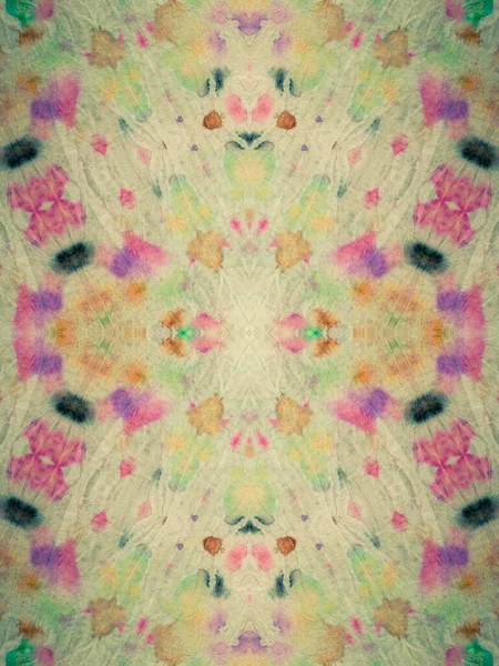 Pastel Geometrisch Ornament Ornate Aquarelle Textuur Gray Effect Grunge Mensen — Stockfoto