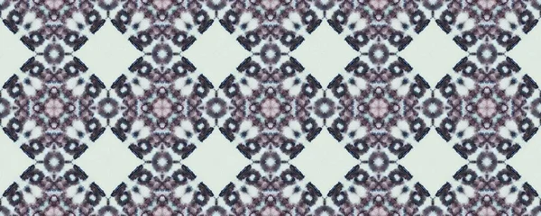 Morocco Geometric Batik Print Floral Pattern Boho Colored Ethnic Tile — Stockfoto