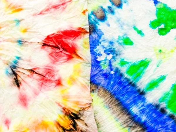 Tie Dye Line Aquarela Oriental Teste Padrão Remendo Tintura Laço — Fotografia de Stock