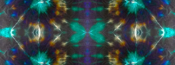 Het Dasdoek Kunst Geometrische Tie Dye Drop Bind Dye Hand — Stockfoto