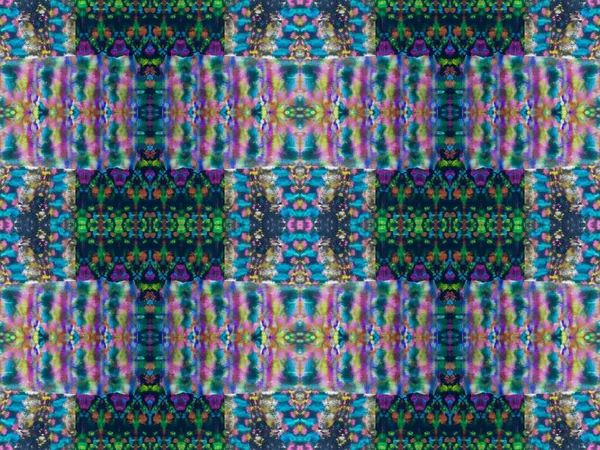 Kunst Creatief Abstracte Borstel Neon Naadloze Mark Wash Tie Dye — Stockfoto