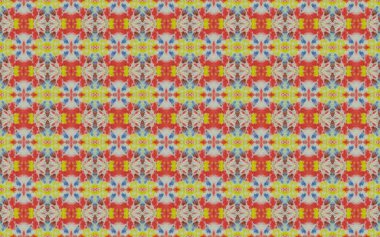 Uzbekistan Geometric Flower Floor. Morocco Geometric Texture. Ornate Rustic Tile Flower. Floral Pattern Boho. Colored Ethnic Tile. Colored Pakistan Mosaic Dye. Vintage Geometric Batik Print.