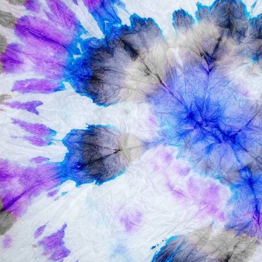 Mavi Boyalı Gradyan Suluboya. Blue Light Ikat dokusu. Mavi Çizgili Mavi Suluboya deseni. Çoklu Renkli Açık Mor Tasarım. Shibori Dip Doku. Kravatlı kravat bandı. Bağla Grunge Deseni