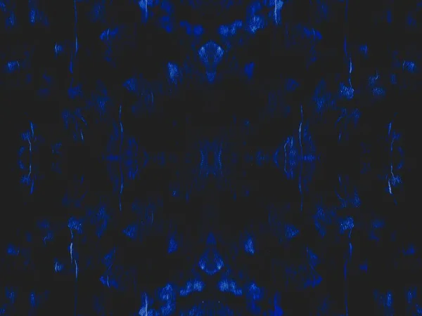 Denim Tie Dye Batik Snow Endless Chevron Sujeira Artística Espaço — Fotografia de Stock