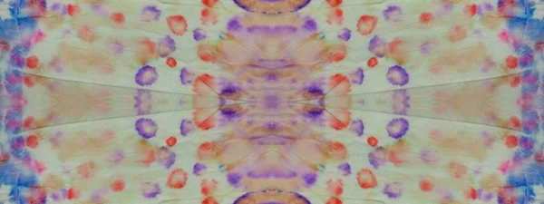 Inkt Kleurrijk Abstracte Morsen Bind Dye Boho Naadloze Lay Out — Stockfoto