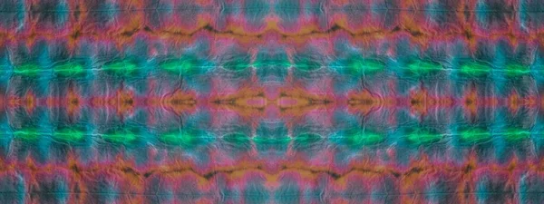 Geo Rainbow Abstract Splat Inktwaterborstel Het Inktpatroon Natte Multi Color — Stockfoto