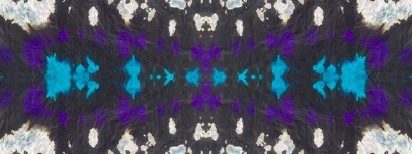 Flytande Aquarelle Stripe Splotch Bläck Geometrisk Shibori Blob Blöt Creative — Stockfoto