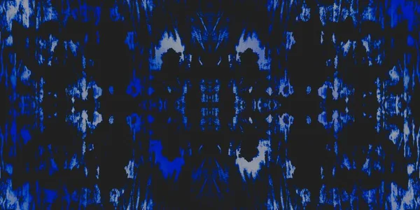 デニム エスニック 海軍のシームレスなパターン 夜の草原の暗闇 グローの抽象パターン ライト グラフィティ スタイル ロシアのインクシルク ゴールドスタイリッシュな自然 — ストック写真