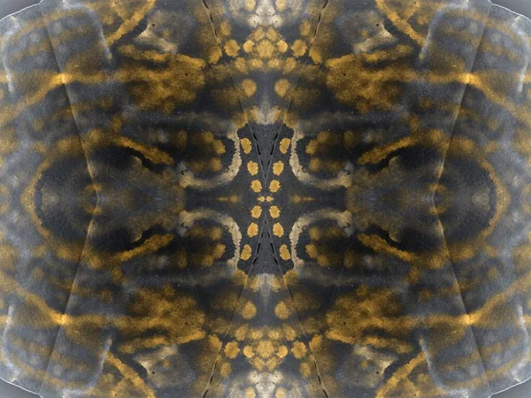 Spot Abstract Gold Golden Bohemian Drawn Pattern Art Gradient Seamless — Zdjęcie stockowe