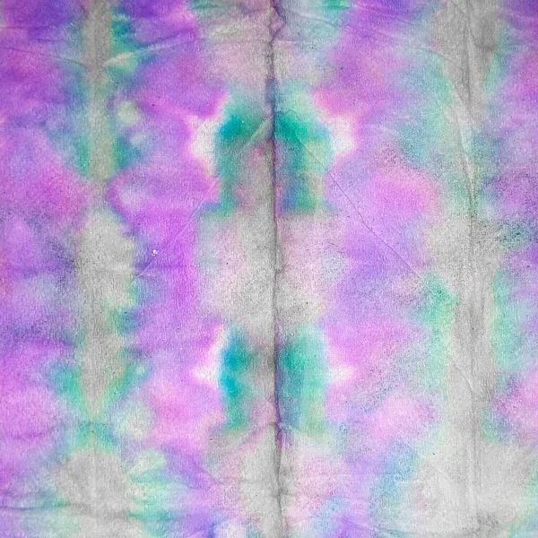 Tie Dye Azul Oriental Aquarela Shibori Dip Texture Efeito Roxo — Fotografia de Stock