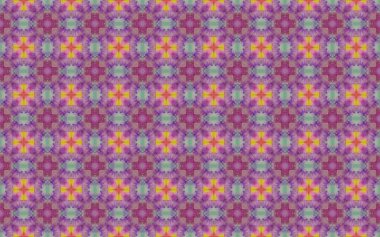 Traditional Geometric Batik Print. Tribal Quatrefoil Flower. Colored Floral Boho. Ethnic Pattern Floor. Lisbon Geometric Flower Tile. Colored Abstract Endless Ikat. Spanish Mosaic Boho Texture.
