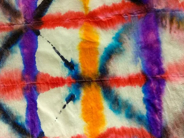 Kravata Barva Čáry Přechodu Akvarel Vzorek Efektu Kravaty Tečkovaný Vzorek — Stock fotografie